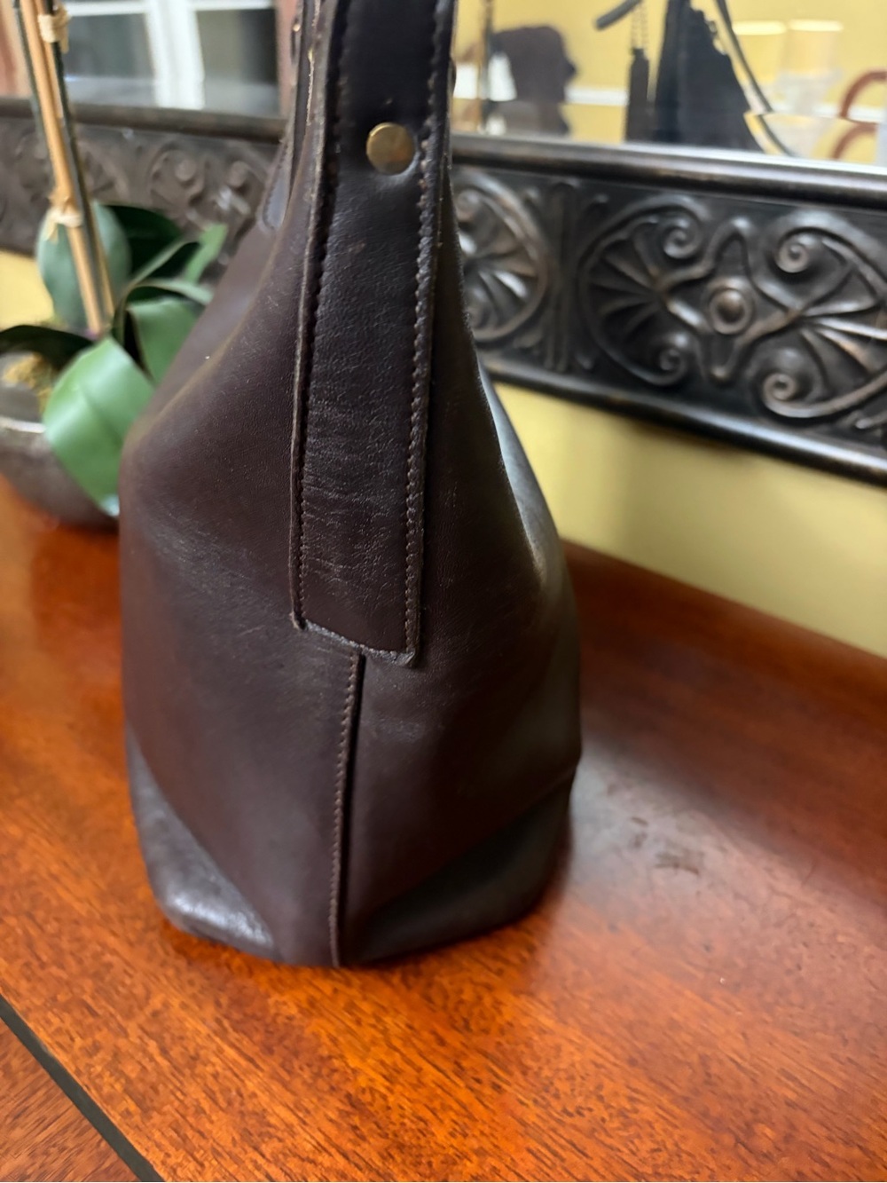 Coach Vintage Legacy West Hobo 9823 Dark Brown - Picture 3 of 7